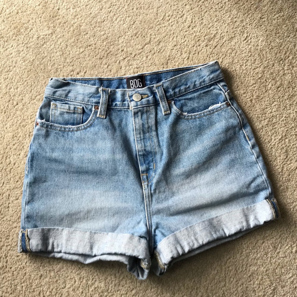 Mom High Rise Jean Shorts